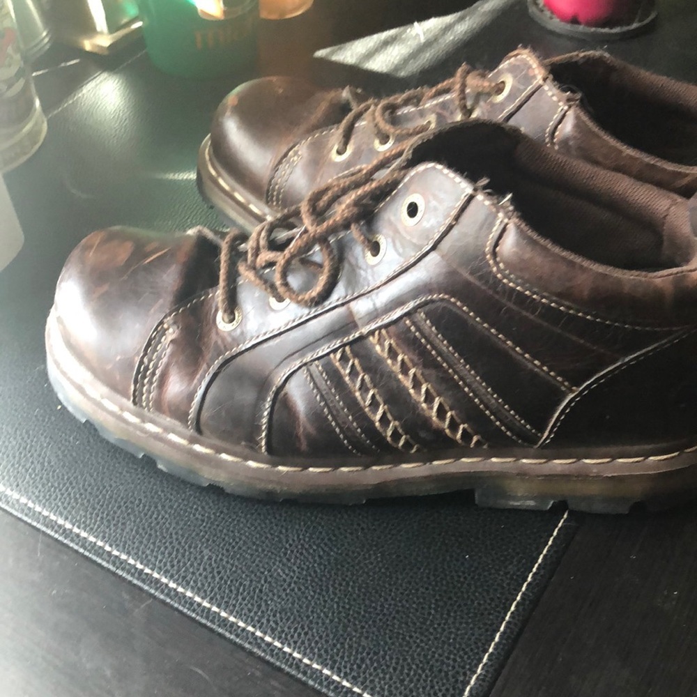 Doc martens brown boots size 12